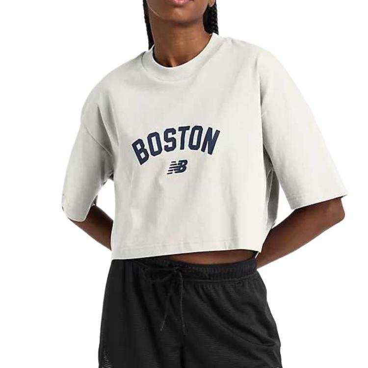 New Balance New Balance Regular T Shirt Women's White