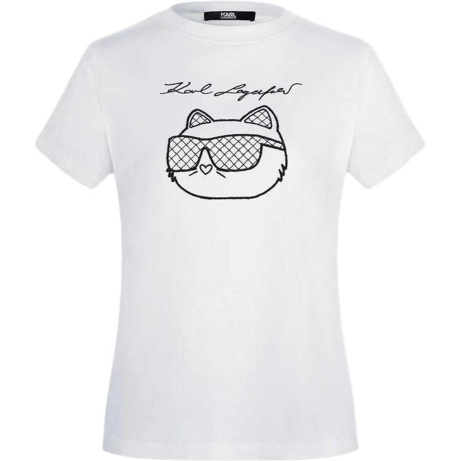 KARL LAGERFELD / Karl Lagerfeld Jeans Regular T Shirt Women's White