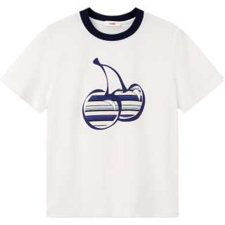 Kirsh T Shirts Women's White Crew Neck Moderate