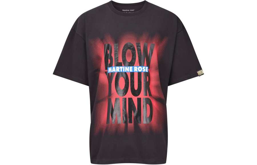 Martine Rose Slogan Printed Crewneck T Shirt