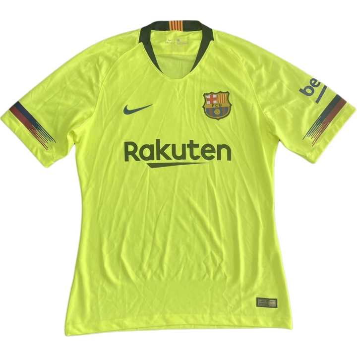 Nike Nike Barcelona Soccer Jersey Match Issued Dressing Room/Match Prepared Men's Yellow