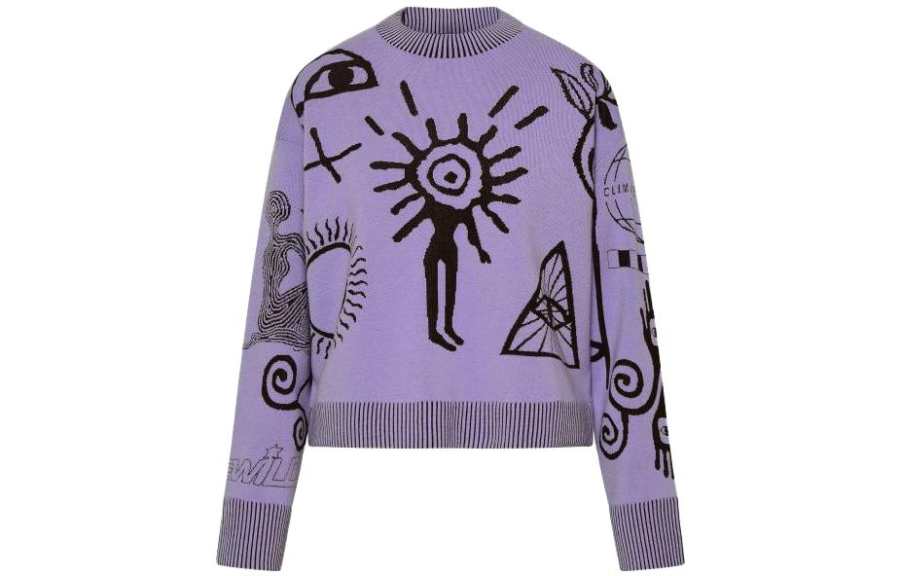 Stella McCartney 【Previous Season】Flock Artwork intarsia-knit jumper