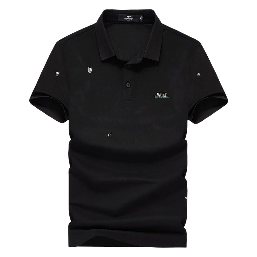SEPTWOLVES SEPTWOLVES Polo Shirt Unisex Black
