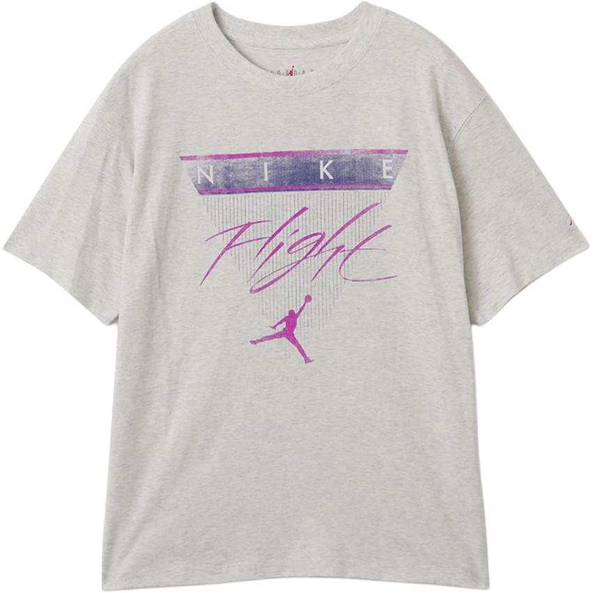 Jordan Jordan BRANDAS Drop Shoulder Sleeve T Shirt Women's Gray