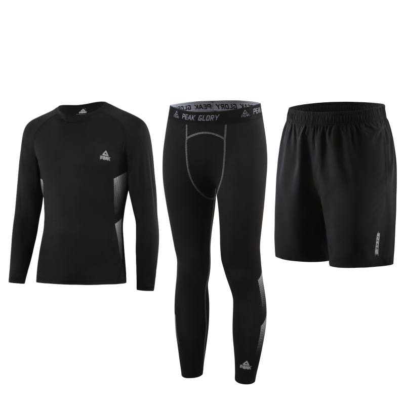 PEAK Fitness Sets Men's Crew Neck Thin