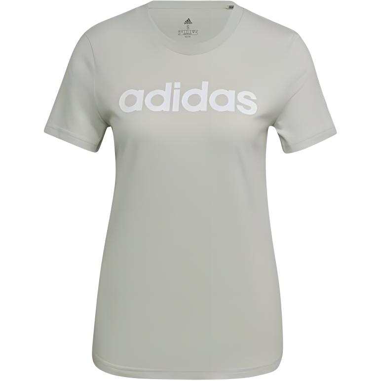 Adidas Adidas Essential T Shirt Women's Linen Green White
