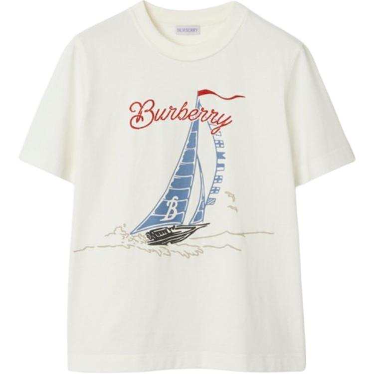 Burberry Sailboat-print cotton T-shirt