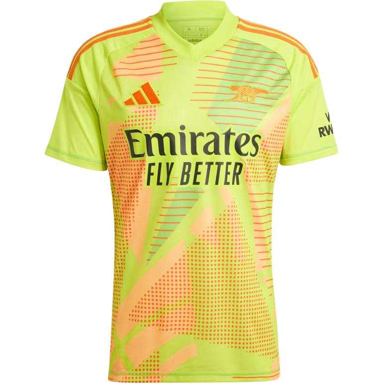 Adidas Adidas Arsenal GOALKEEPER Soccer Jersey Men's Half Sun Yellow