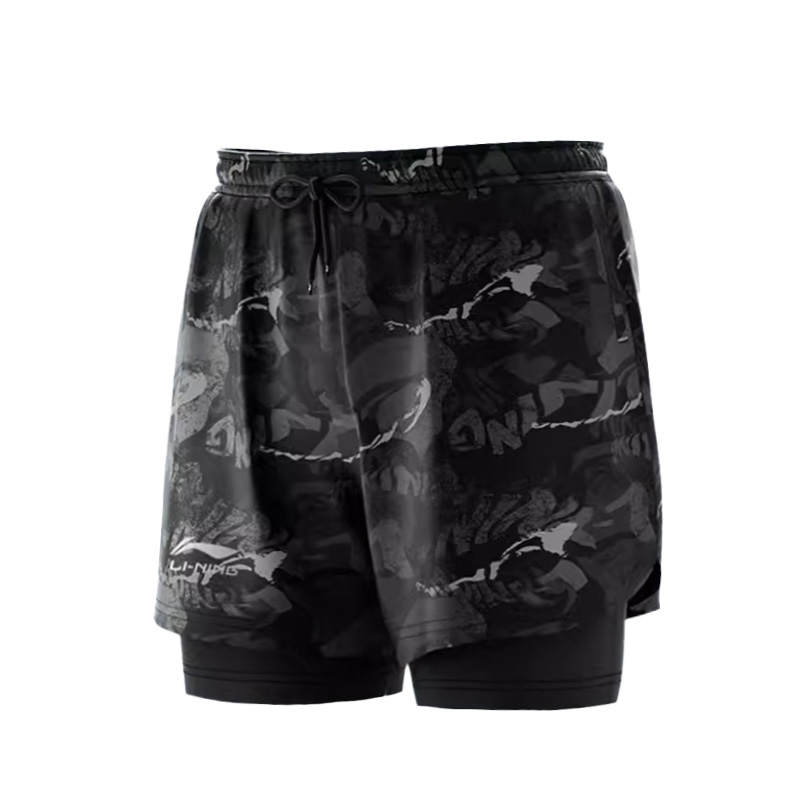 Li-Ning Li Ning Sports Shorts Men's Black Gray