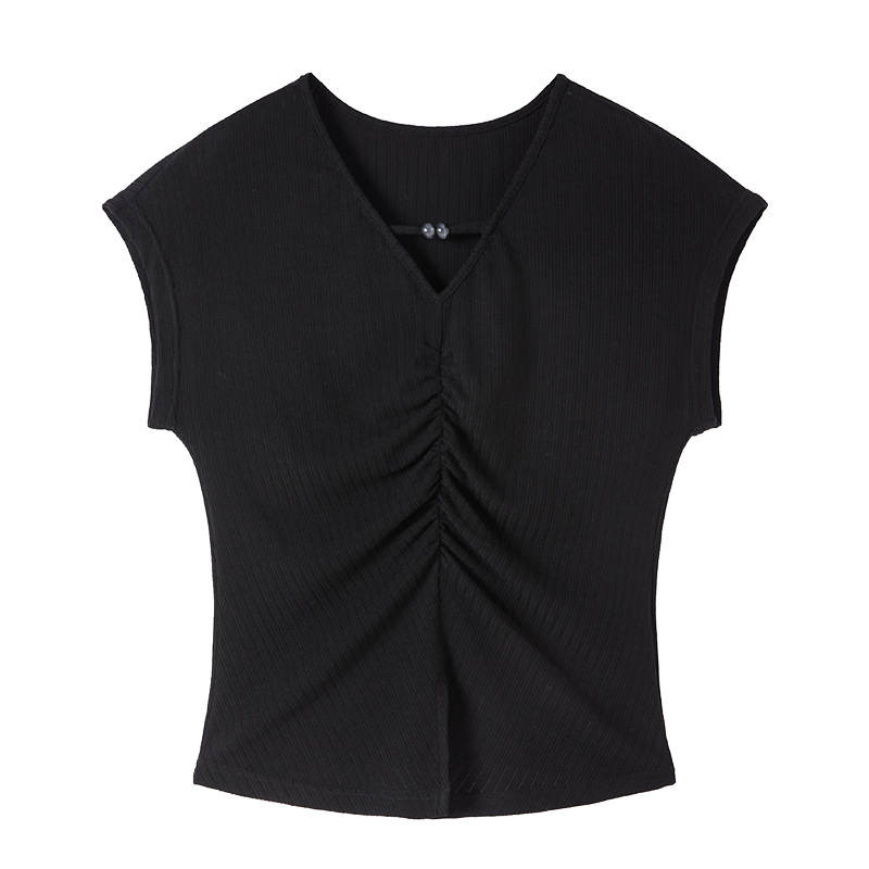 XIANGYING T Shirt Women's Black