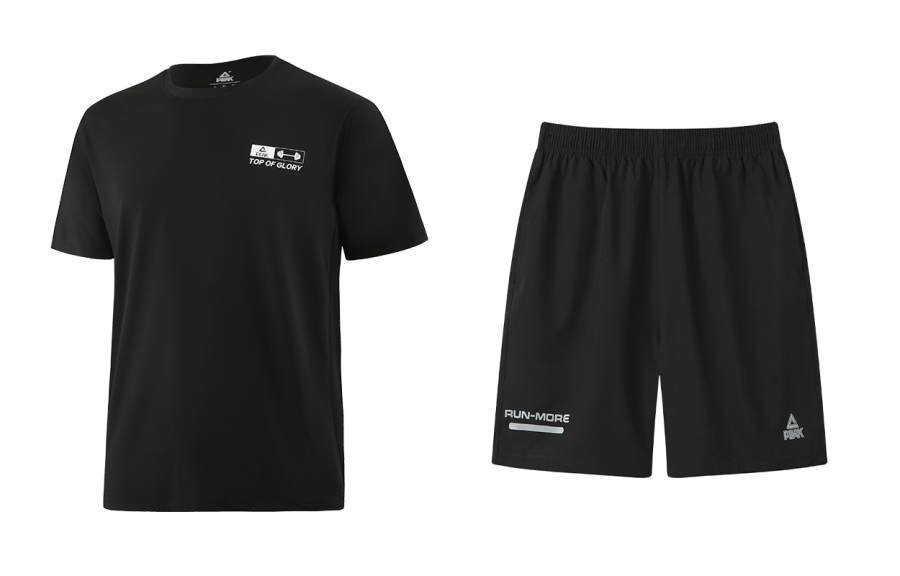 PEAK PEAK Fitness Sets Unisex Crew Neck Thin