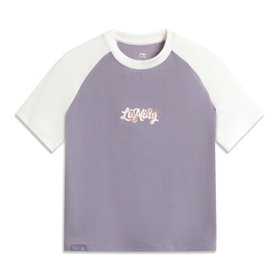 Li-Ning Li Ning x GUGONG,LIANMINGKUAN China Culture Collection T Shirt Women's Purple