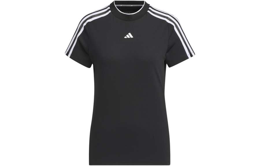 Adidas Adidas Aeroready Mock Neck Shirt T Shirt Women's Black