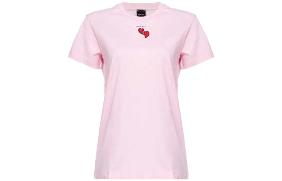 PINKO Logo-print Cotton T-shirt