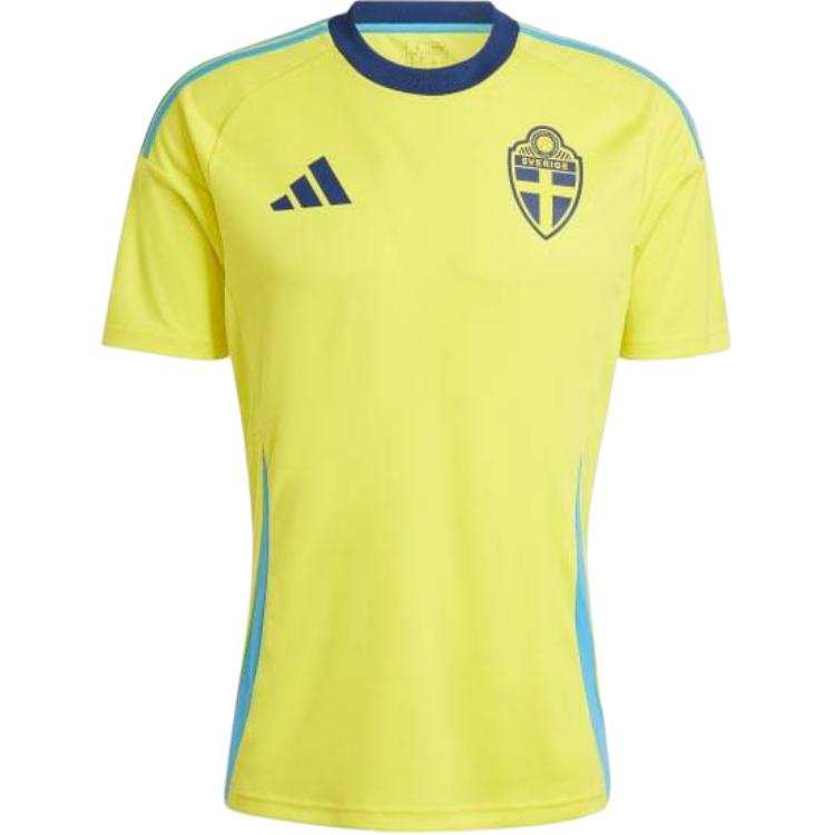 Adidas Adidas Sweden National Team SWEDEN 24 HOME FAN JERSEY Soccer Jersey Fan Edition Men's Bright Yellow