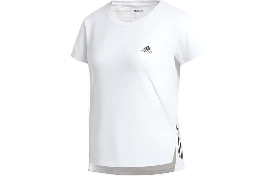 Adidas Adidas T Shirts Women's White Crew Neck Moderate Straight Fit