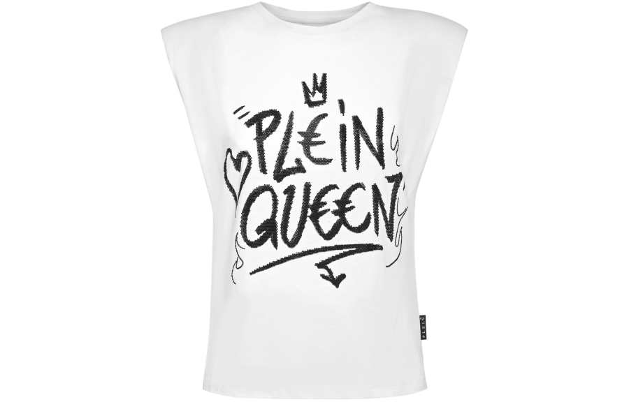 Philipp Plein Pure crystals-embellished sleeveless T-shirt