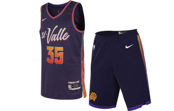 Nike Nike NBA Basketball Suit Men's Purple+Blue