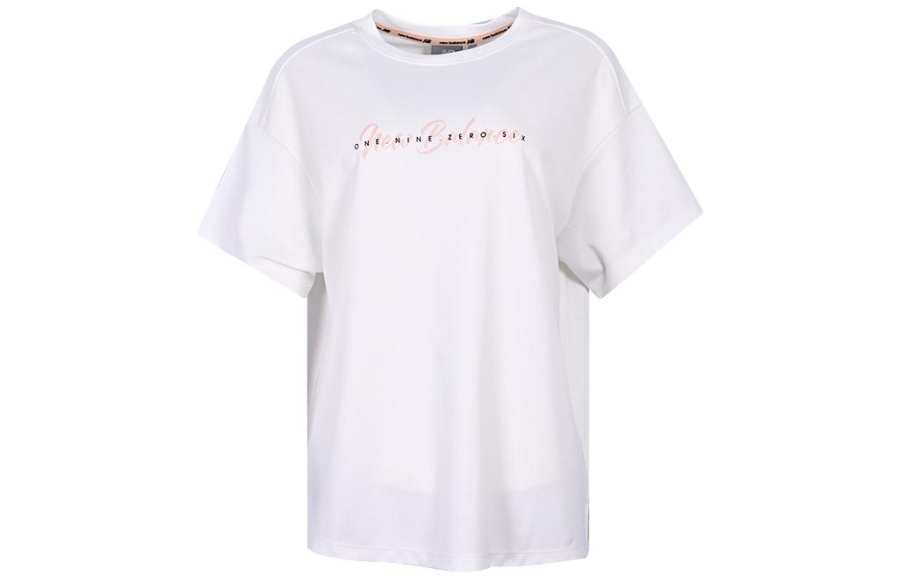 New Balance New Balance IU Drop Shoulder Sleeve T Shirt Women's White