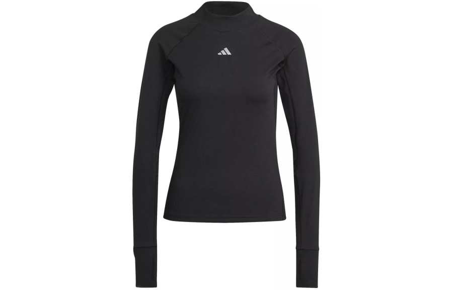 Adidas Adidas TF WARM LS T Shirt Women's Black