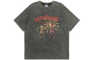 LBPC T Shirts Unisex Crew Neck Moderate Straight Fit