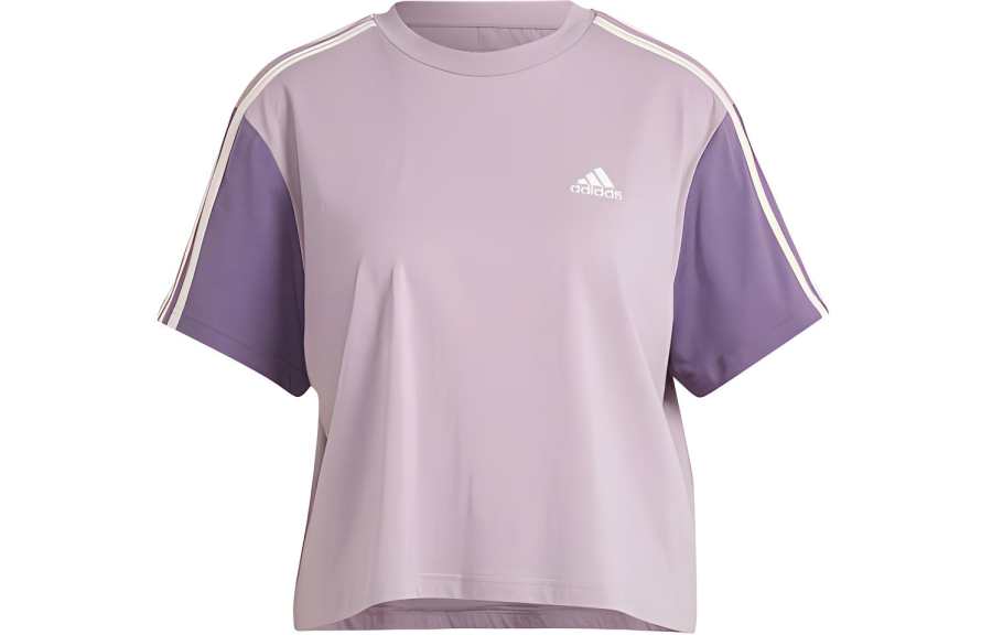 Adidas Adidas Drop Shoulder Sleeve T Shirt Women's Purple