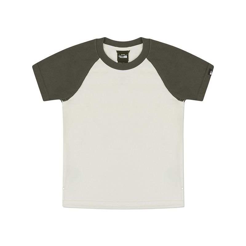THE NORTH FACE Urban Exploration T Shirt Women's Ebony Green/Dune White