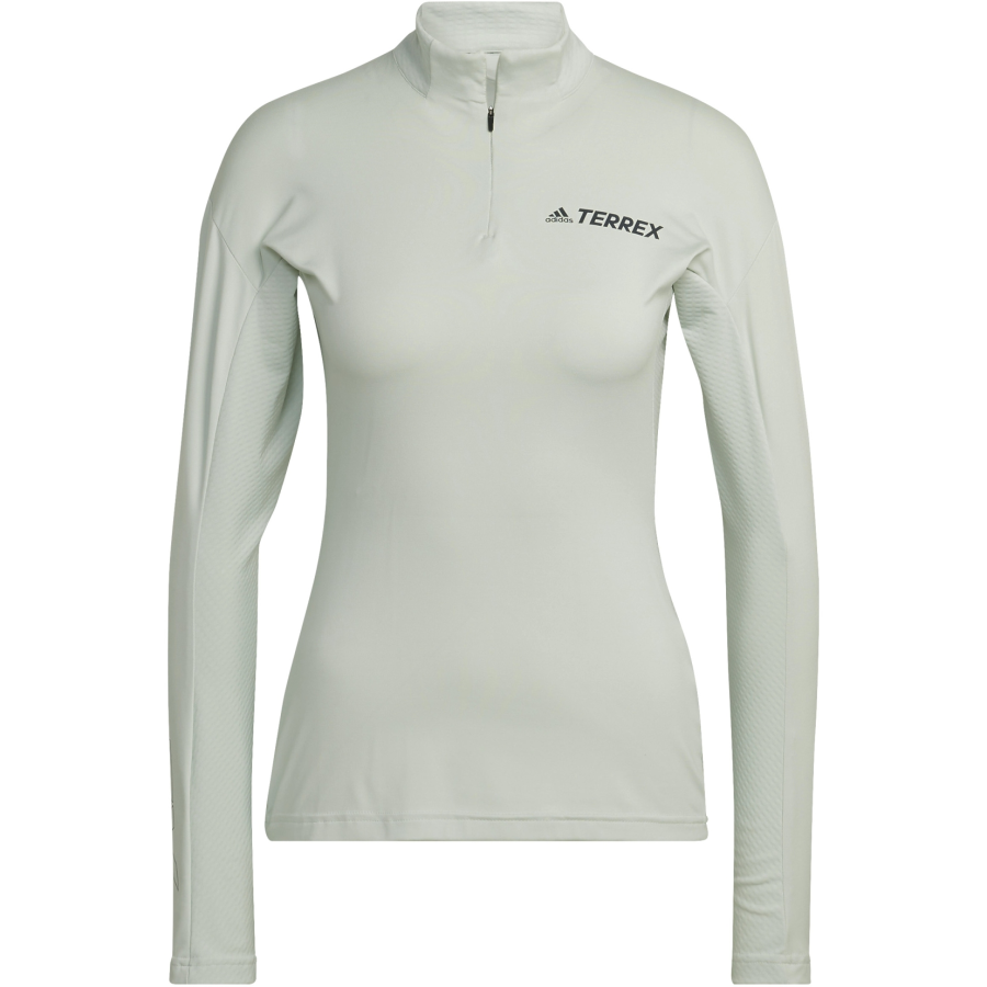 Adidas Adidas T Shirts Women's Green Stand Collar Moderate Straight Fit