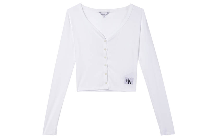 CALVIN KLEIN T Shirt Women's Moon White