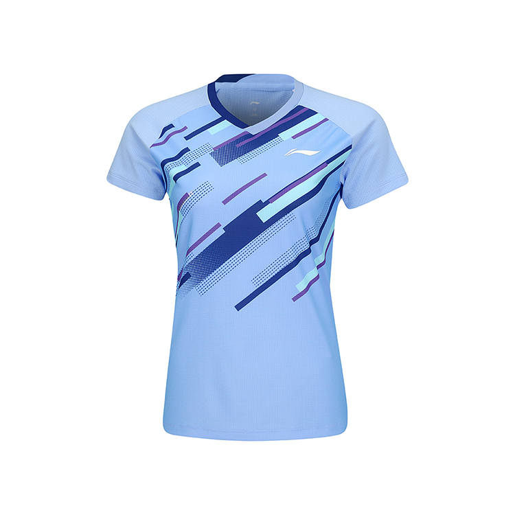 Li-Ning Li Ning Badminton Collection T Shirt Women's Floral Teal