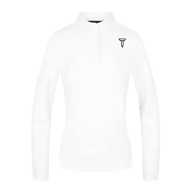 EUROPEAN TOUR T Shirts Women's Polo Collar Moderate Straight Fit