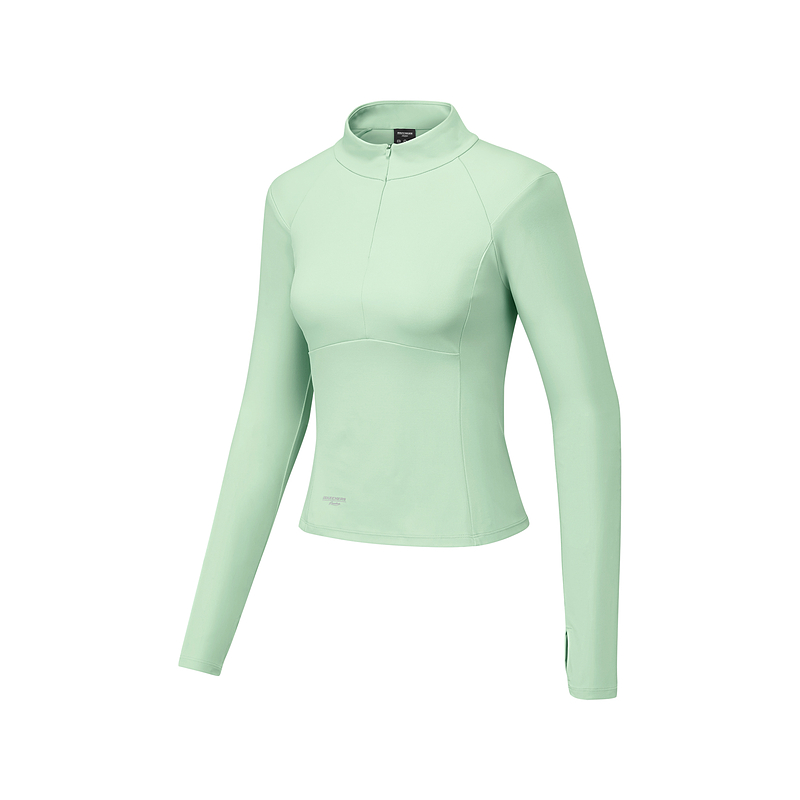 Skechers Freedom Regular Sleeve T Shirt Women's Smoke Green/0312