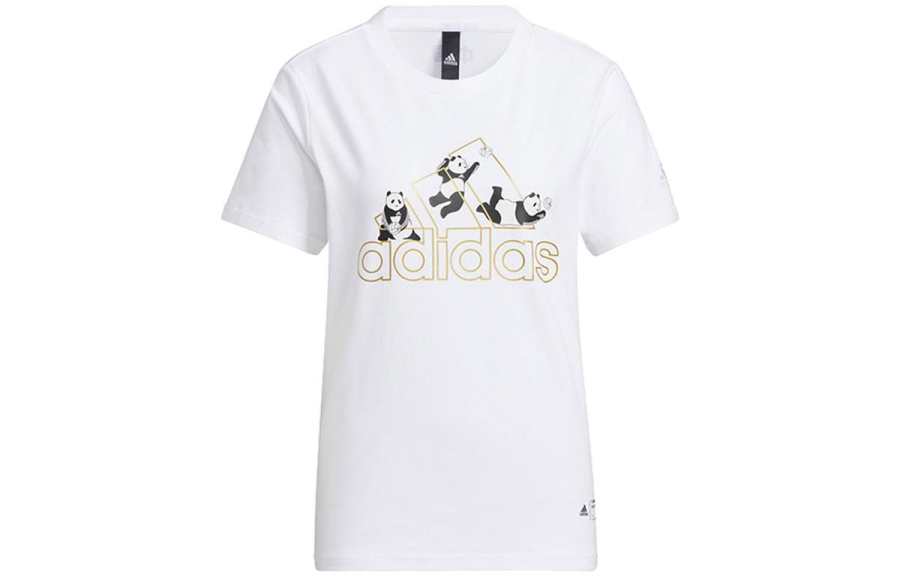 Adidas Adidas Set in Sleeve T Shirt Women's White