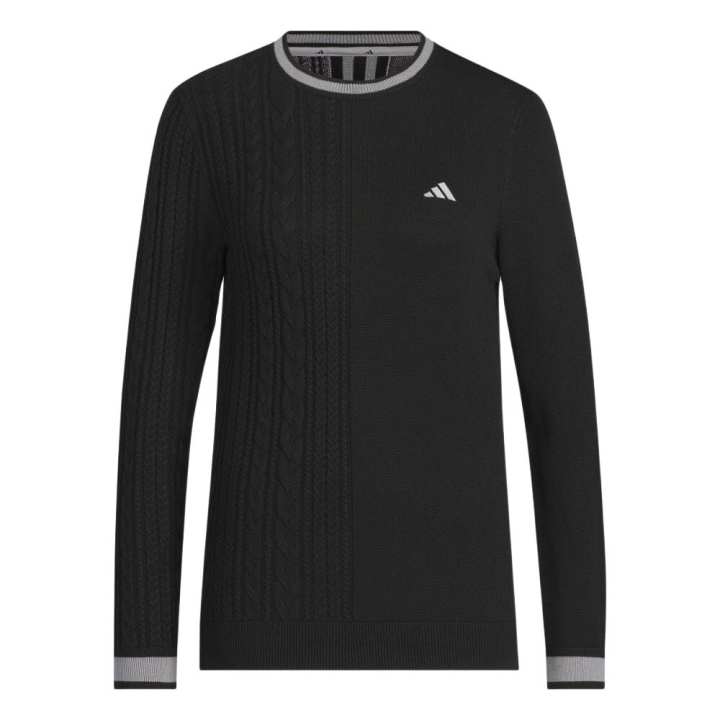 Adidas Adidas Sweaters Women's Black Crew Neck Moderate Other