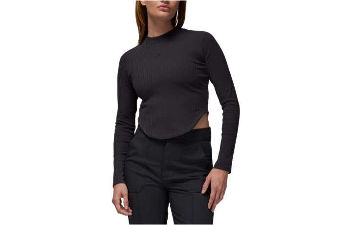 Jordan Jordan T Shirts Women's Black Crew Neck Moderate Other