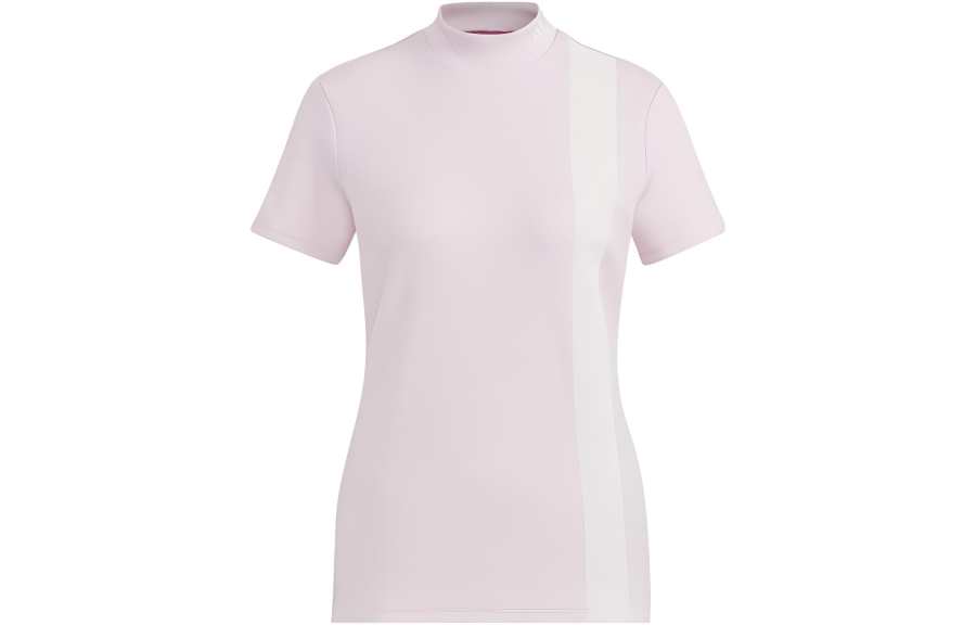 Adidas Adidas T Shirts Women's Pink Crew Neck Moderate Straight Fit