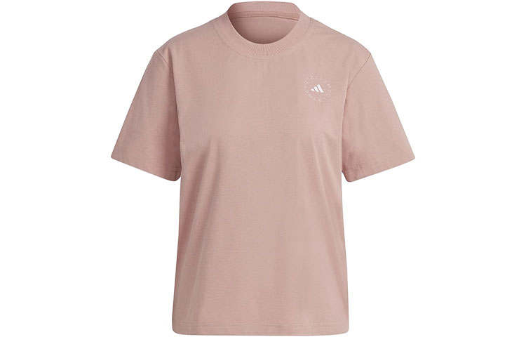 Adidas Adidas x Stella McCartney Drop Shoulder Sleeve T Shirt Women's Pink