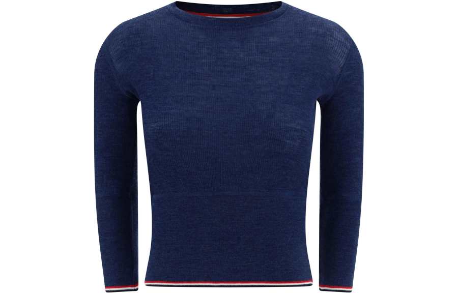 THOM BROWNE Sweaters Women's Navy Blue Crew Neck Moderate Other