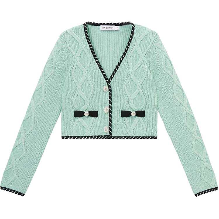 Self-portrait Self portrait Sweater Women's Mint Green