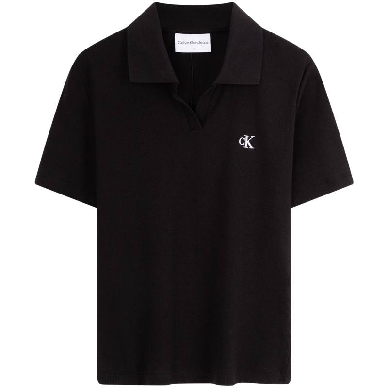 Calvin Klein T Shirts Women's Polo Collar Moderate