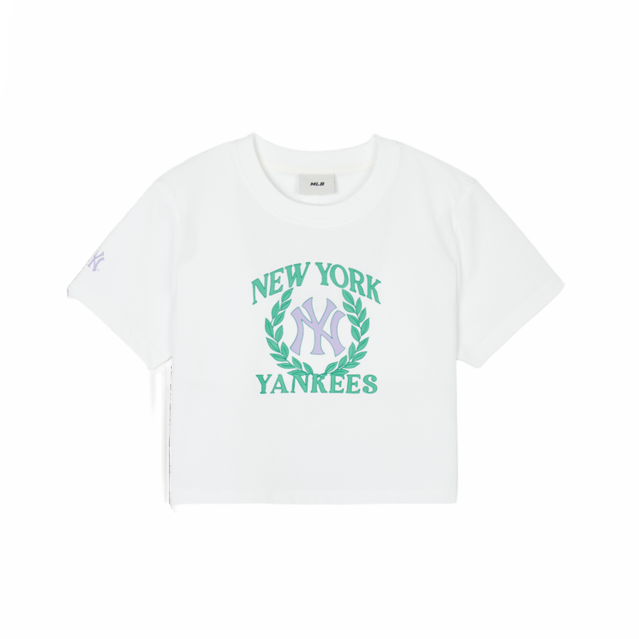 MLB New York Yankees Regular Sleeve T Shirt Women's White