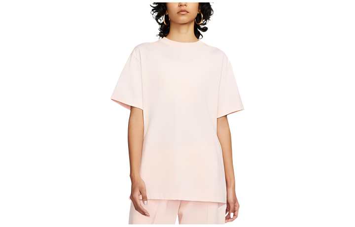 Nike Nike Sportswear Essentials Drop Shoulder Sleeve T Shirt Women's Pink
