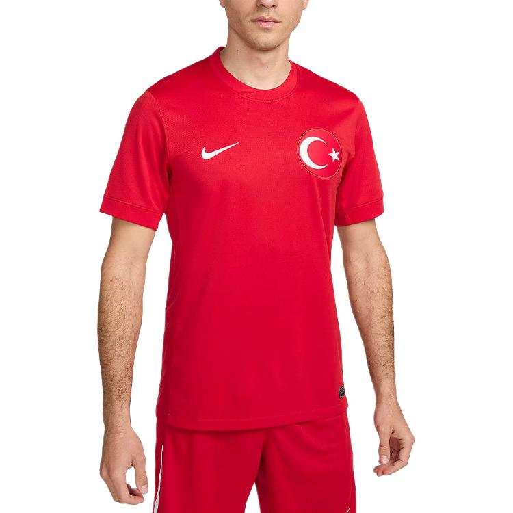 Nike Nike Turkey National Team SS24 Dri FIT Football Replica Shirt Soccer Jersey Men's Sports Red