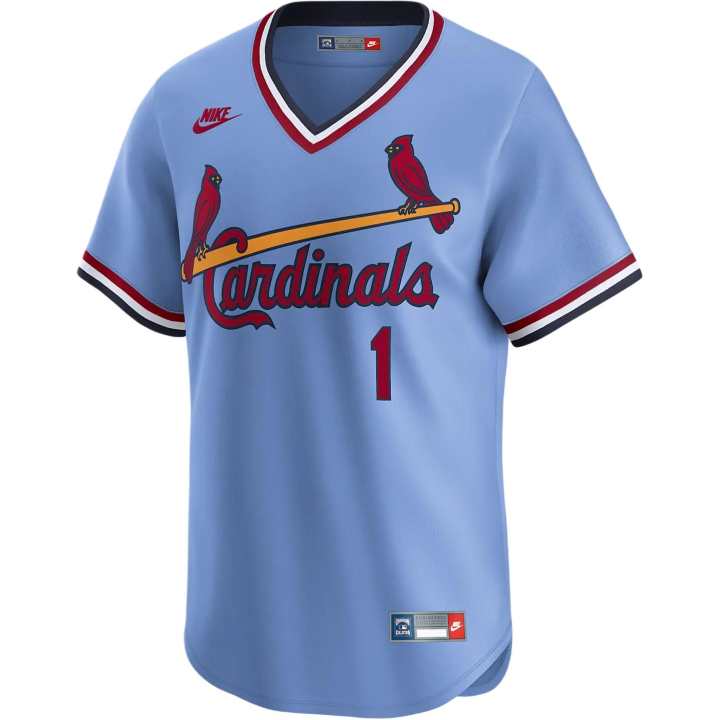 Nike Nike Ozzie Smith St. Louis Cardinals Cooperstown Men's Nike Dri-FIT Adv Mlb Limited Jersey