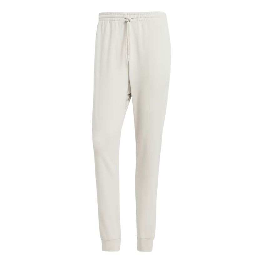 Adidas Adidas ESSENTIALSSportswear FW24 Cozy French Terry Joggers Sports Pants Men's Wonder Aluminum Oxide/White