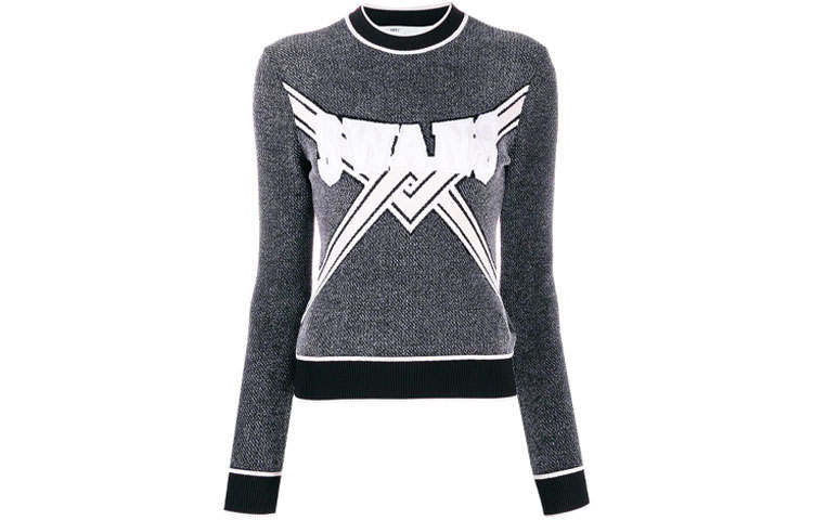 OFF-WHITE OFF-WHITE knitted logo top