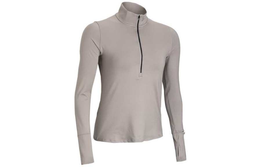 Under Armour Set in Sleeve T Shirt Women's Wild Cow Leather Khaki