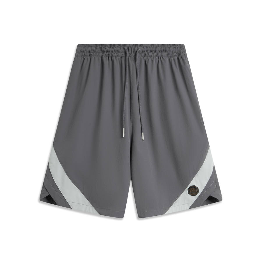 Li-Ning Li Ning Basketball Collection Sports Shorts Men's Black Pine Gray