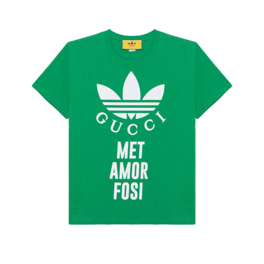 GUCCI X Adidas T Shirt Green