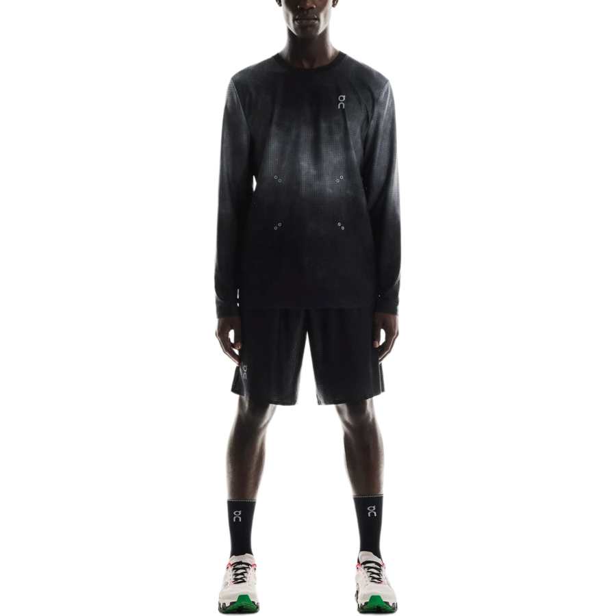 On On Pace Mesh Sports Shorts Men's Black